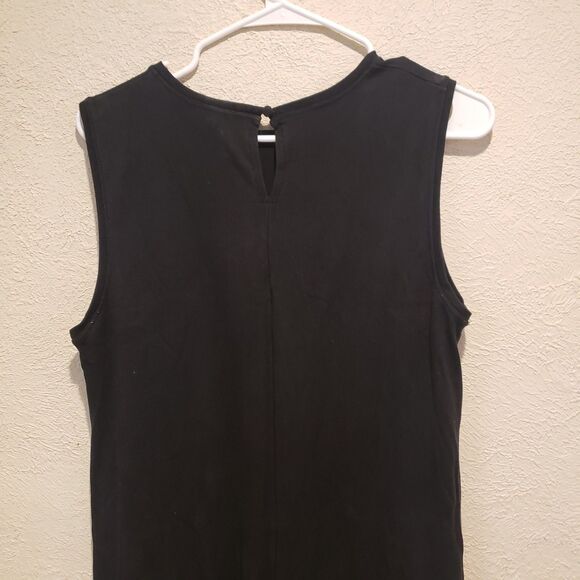 Eileen Fisher Petrol Blue Tencel Viscose Washable Sleeveless Swing Dress Med - Picture 5 of 7